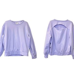 Pact Pullover Sweatshirt With Back Cut-Out